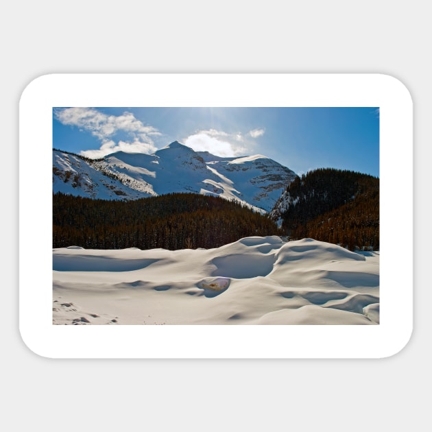 Canadian Rocky Mountains Icefields Parkway Canada Sticker by AndyEvansPhotos